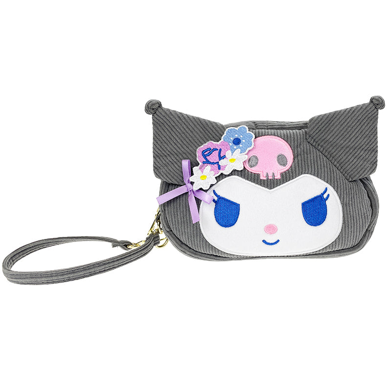 Kuromi 2-Way Wristlet (Charming Florals Series)