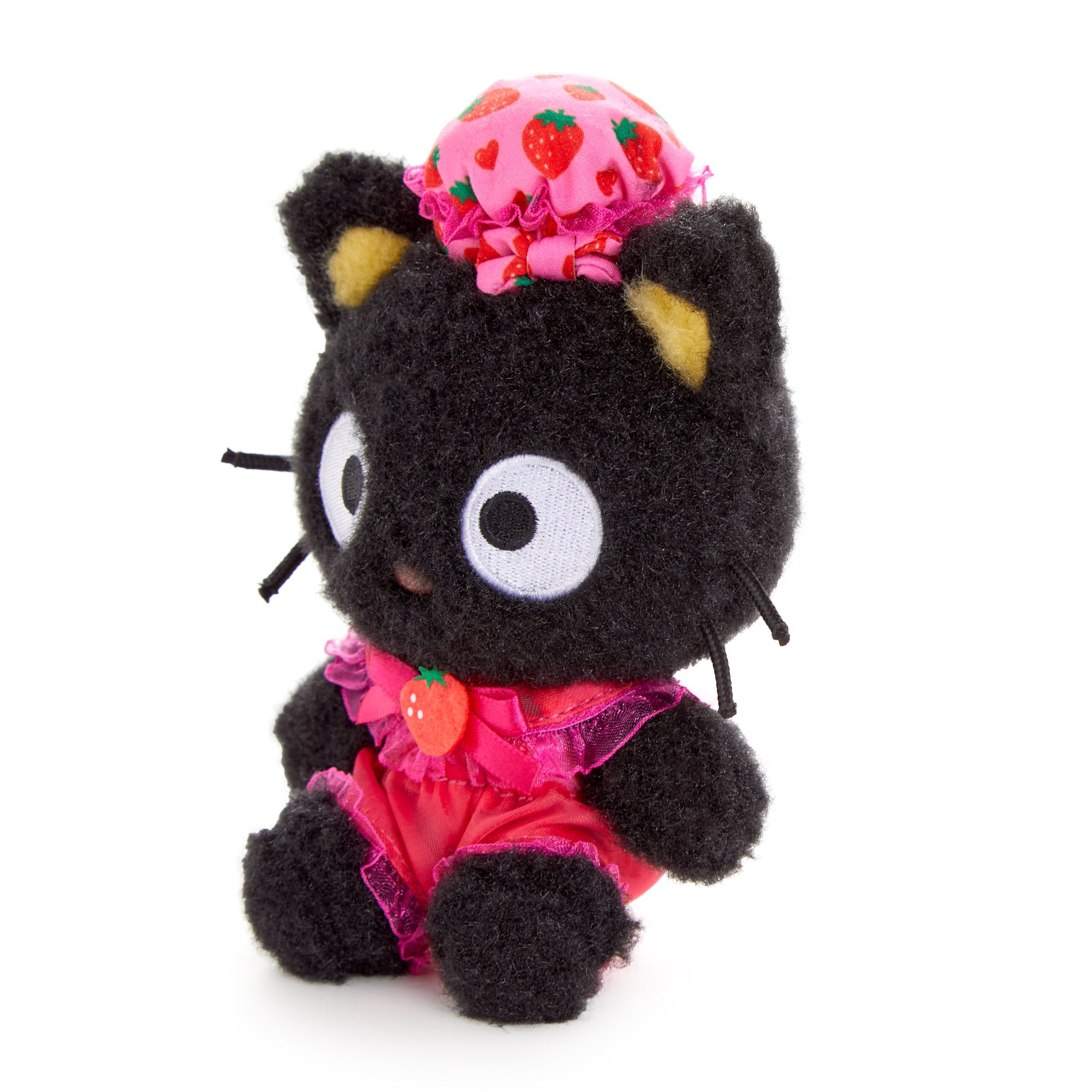 Chococat Plush Mascot Clip (Strawberry Treat Series)