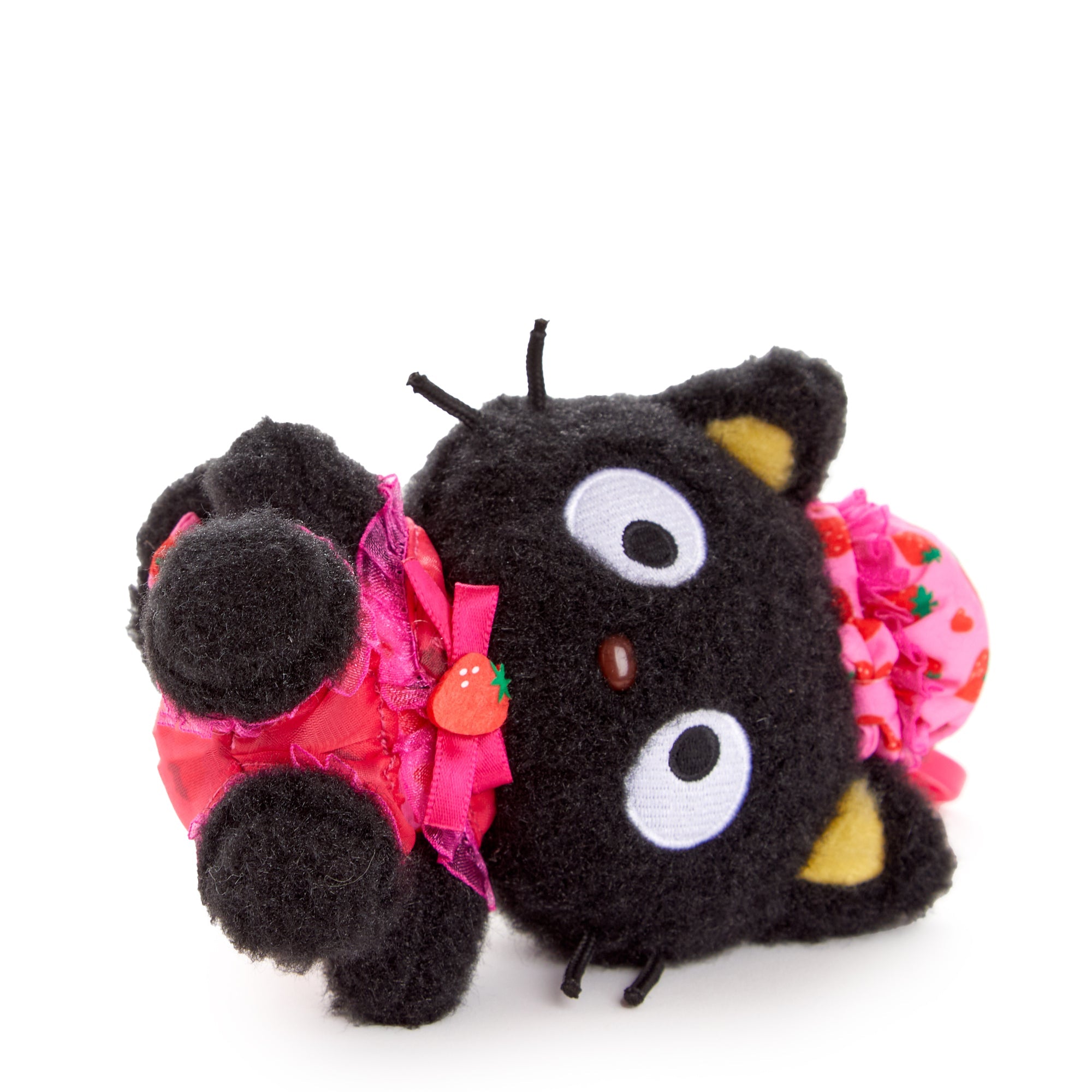 Chococat Plush Mascot Clip (Strawberry Treat Series)