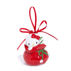 Hello Kitty and Keroppi 2-pc Holiday Ceramic Ornament Set (Red)