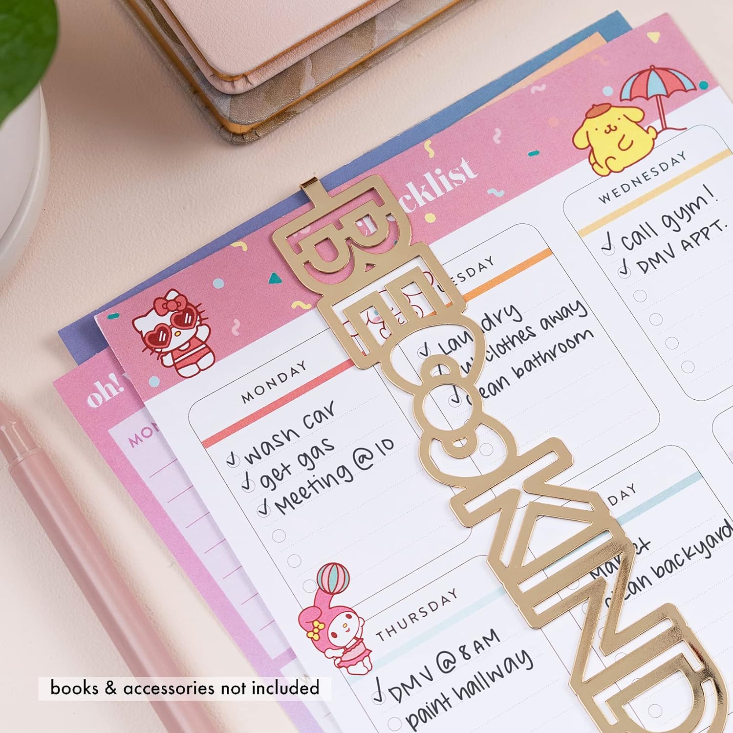 Hello Kitty x Erin Condren Be Kind Metal Bookmark