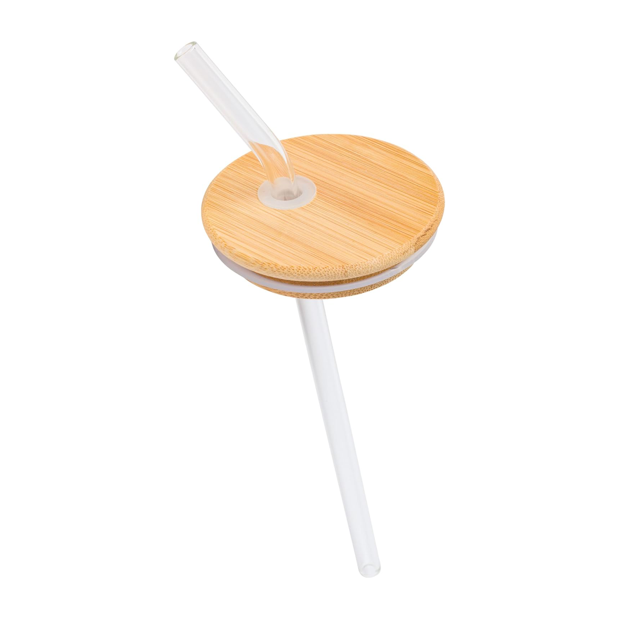 Keroppi Snacks Bamboo Lidded Glass Tumbler