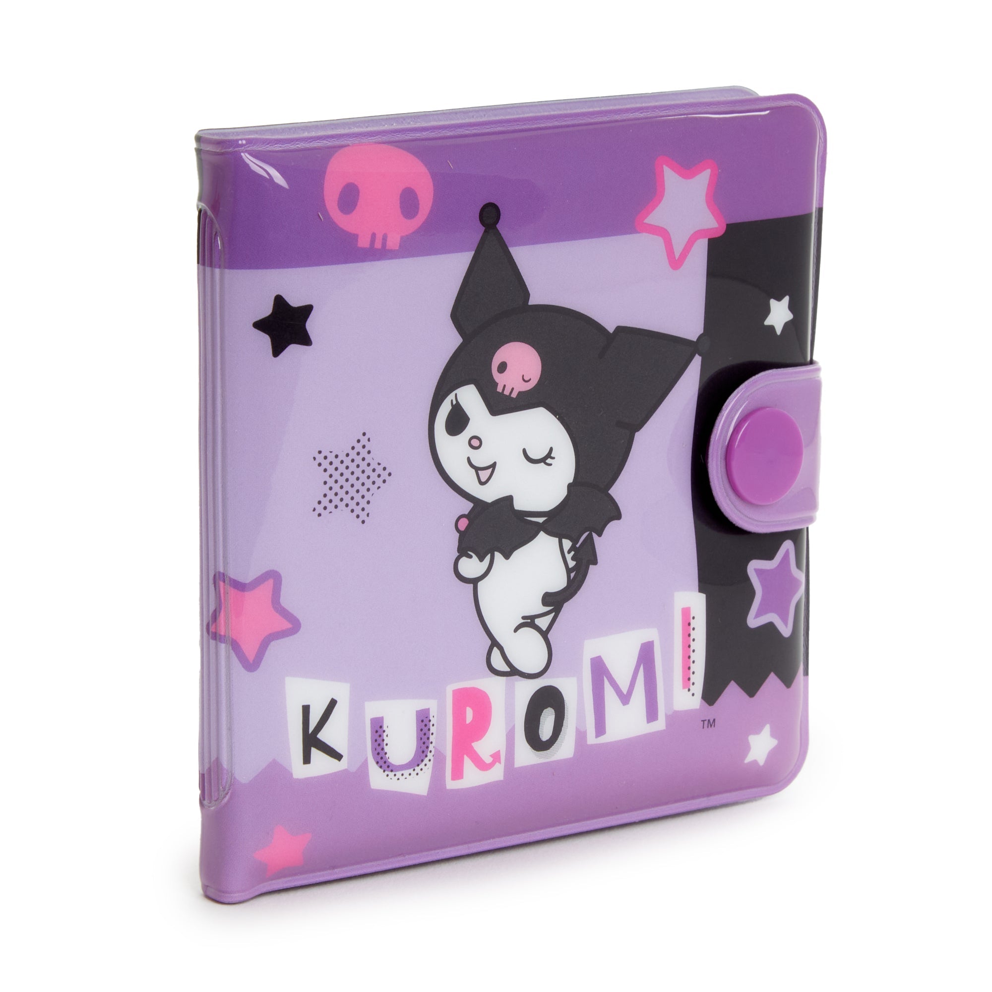 Kuromi Vinyl Snap Wallet