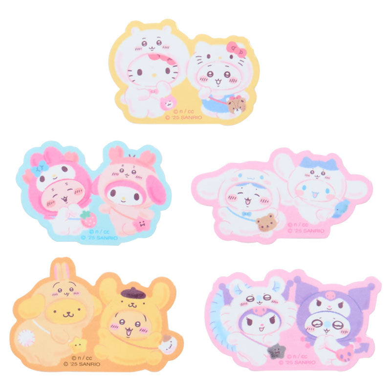 Chiikawa x Sanrio Characters 32-pc Mini Sticker Pack