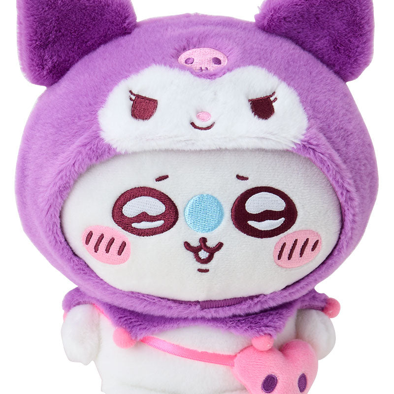 Chiikawa x Sanrio Characters Kuromi 7 Plush (Momonga)