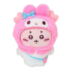 Chiikawa x Sanrio Characters My Melody Plush Mascot Keychain (Furuhonya)