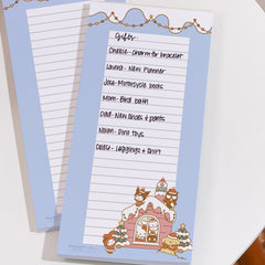 Hello Kitty and Friends x Erin Condren Holiday List Notepad 2-Piece Set