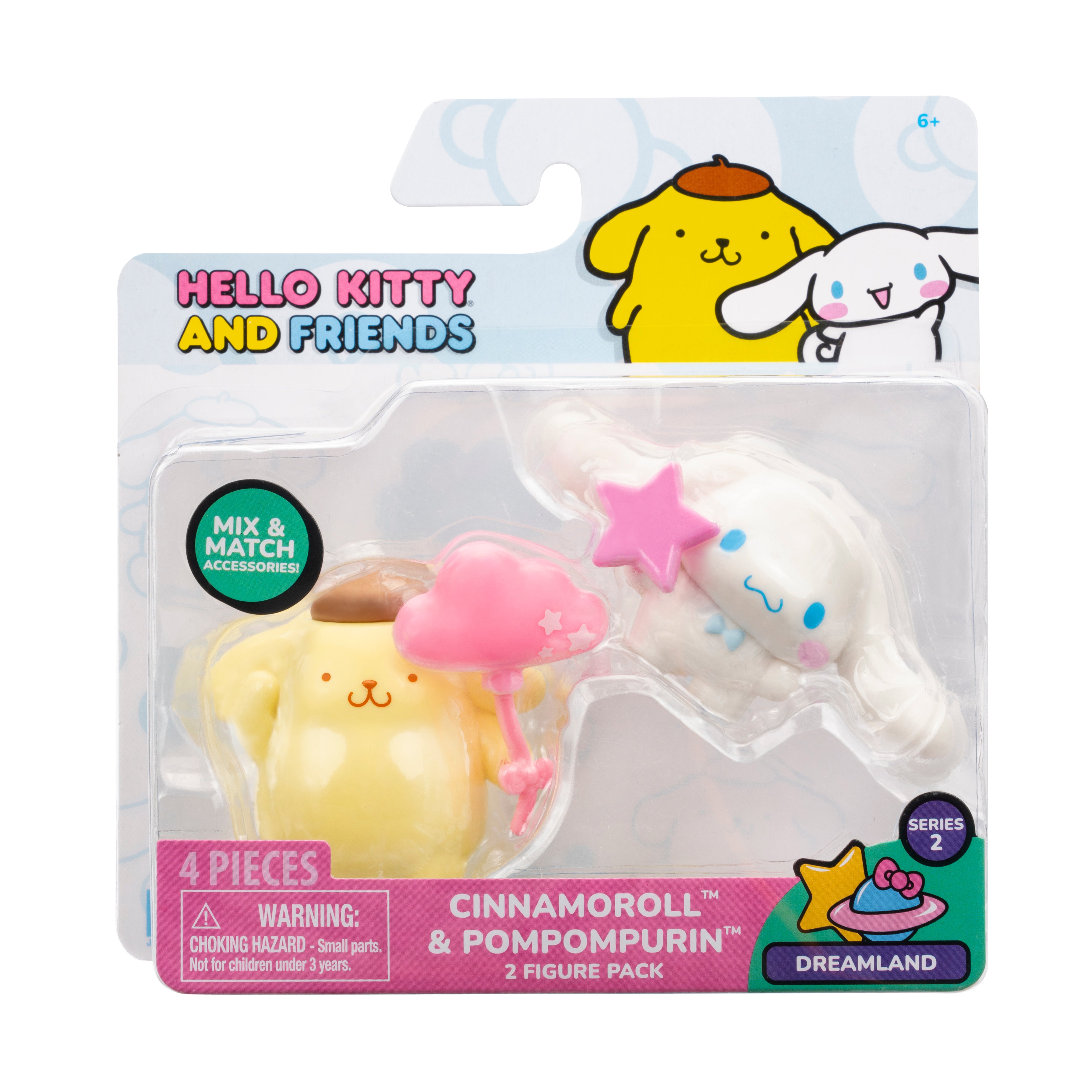 Hello Kitty and Friends 2-pc Figure Pack (Series 2: Dreamland)