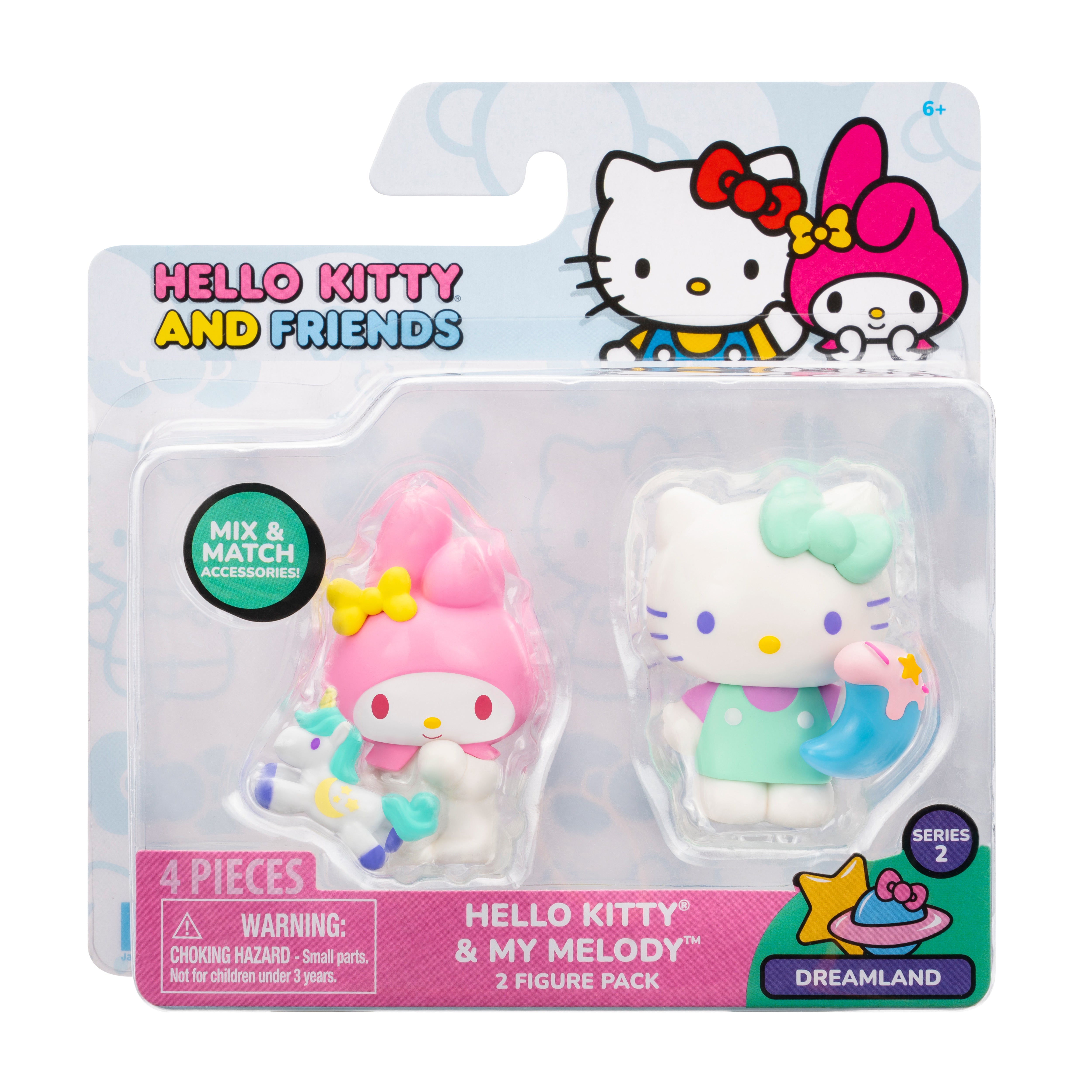 Hello Kitty and Friends 2-pc Figure Pack (Series 2: Dreamland)