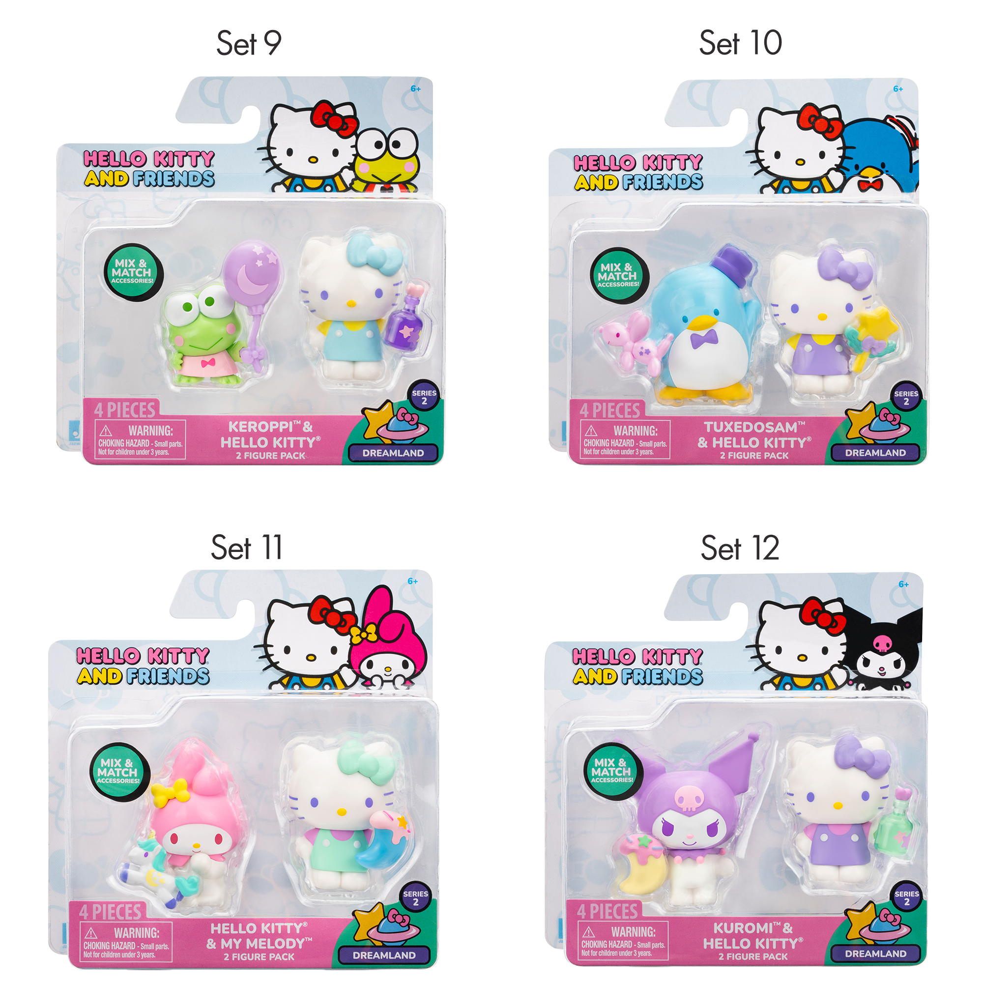 Hello Kitty and Friends 2-pc Figure Pack (Series 2: Dreamland)