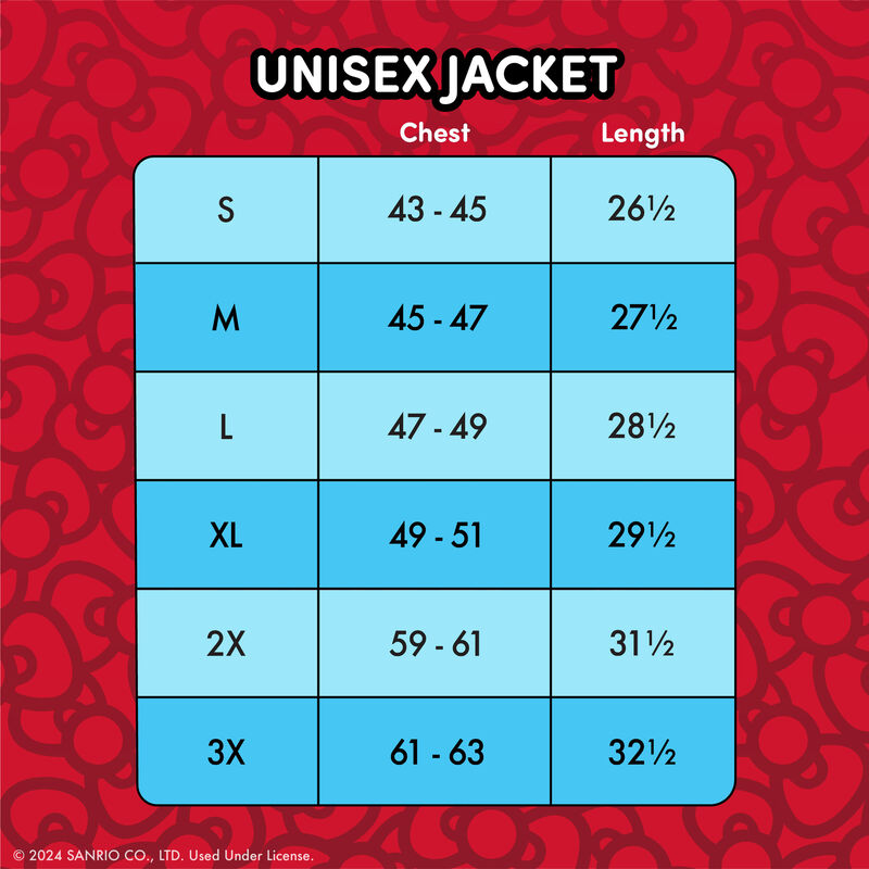 Hello Kitty x Loungefly 50th Anniversary Classic Unisex Jacket