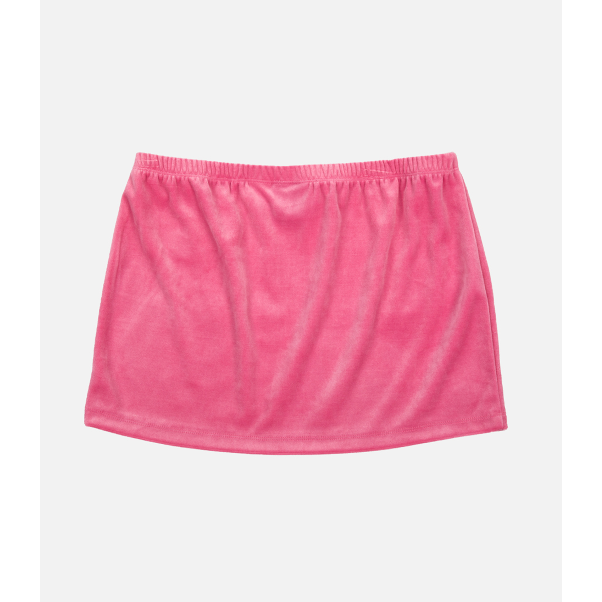 Hello Kitty x Dumbgood Pink Velour Mini Skirt (50th Anniv.)