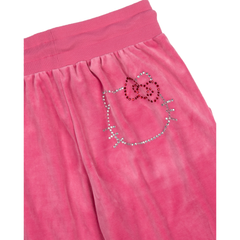 Hello Kitty x Dumbgood Velour Track Pants (50th Anniv.)