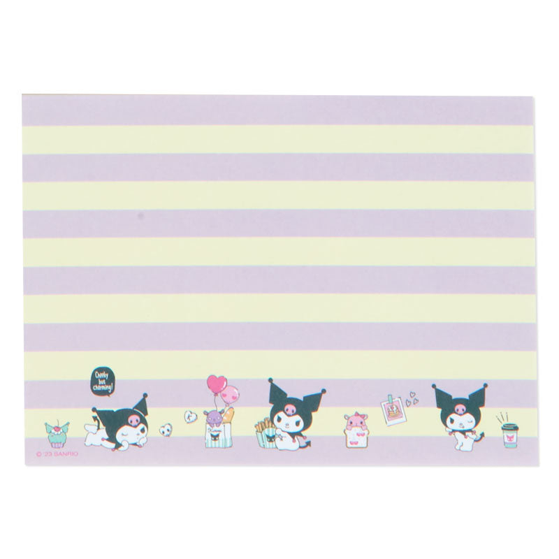 Kuromi Memo Pad & Sticker Set