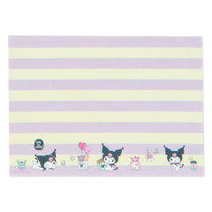 Kuromi Memo Pad & Sticker Set