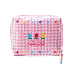 Hello Kitty Zipper Pouch (Floral Houndstooth Series)