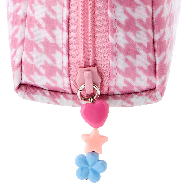 Hello Kitty Zipper Pouch (Floral Houndstooth Series)