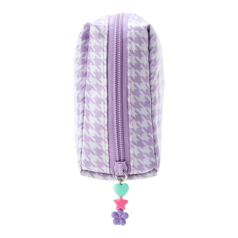 Kuromi Zipper Pouch (Floral Houndstooth Series)