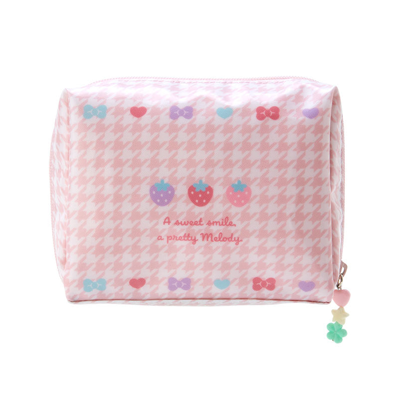My Melody Zipper Pouch (Floral Houndstooth Series)