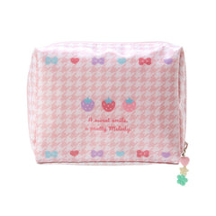 My Melody Zipper Pouch (Floral Houndstooth Series)