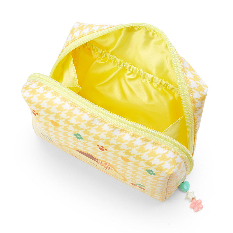 Pompompurin Zipper Pouch (Floral Houndstooth Series)