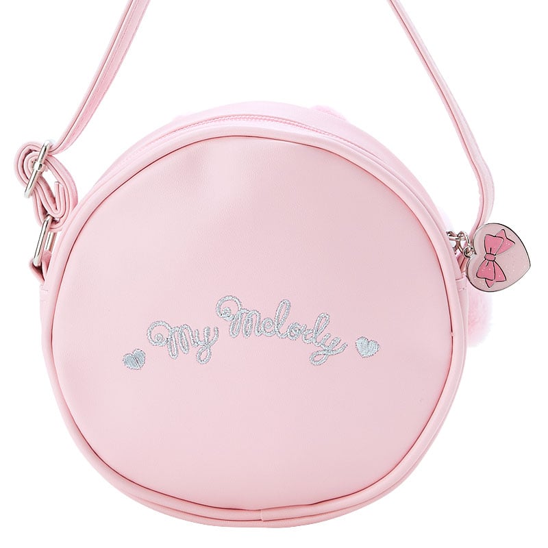My Melody Plush Round Crossbody Bag