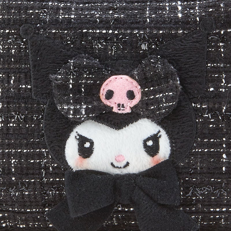 Kuromi Mini Zipper Pouch (Winter Tweed Series)