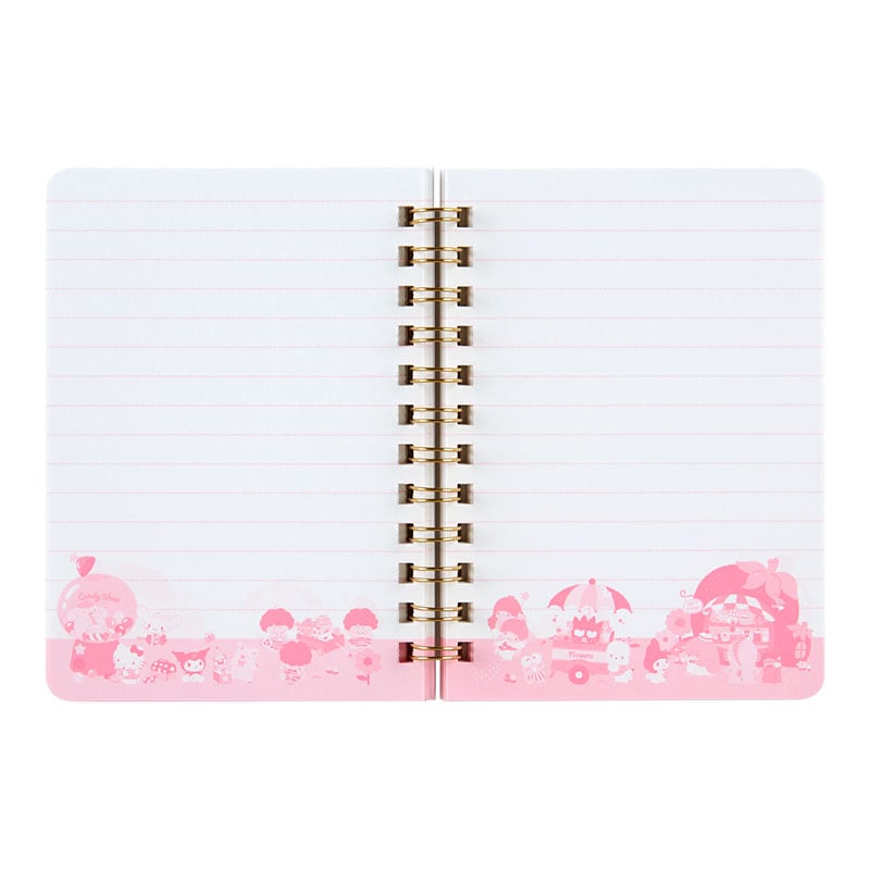 Sanrio Characters Compact Ruled Notebook