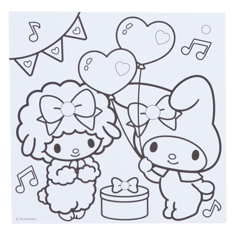 Sanrio Characters Mini Coloring & Sticker Set