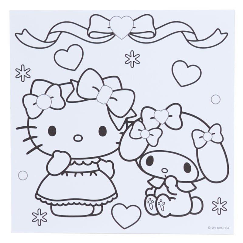 Sanrio Characters Mini Coloring & Sticker Set