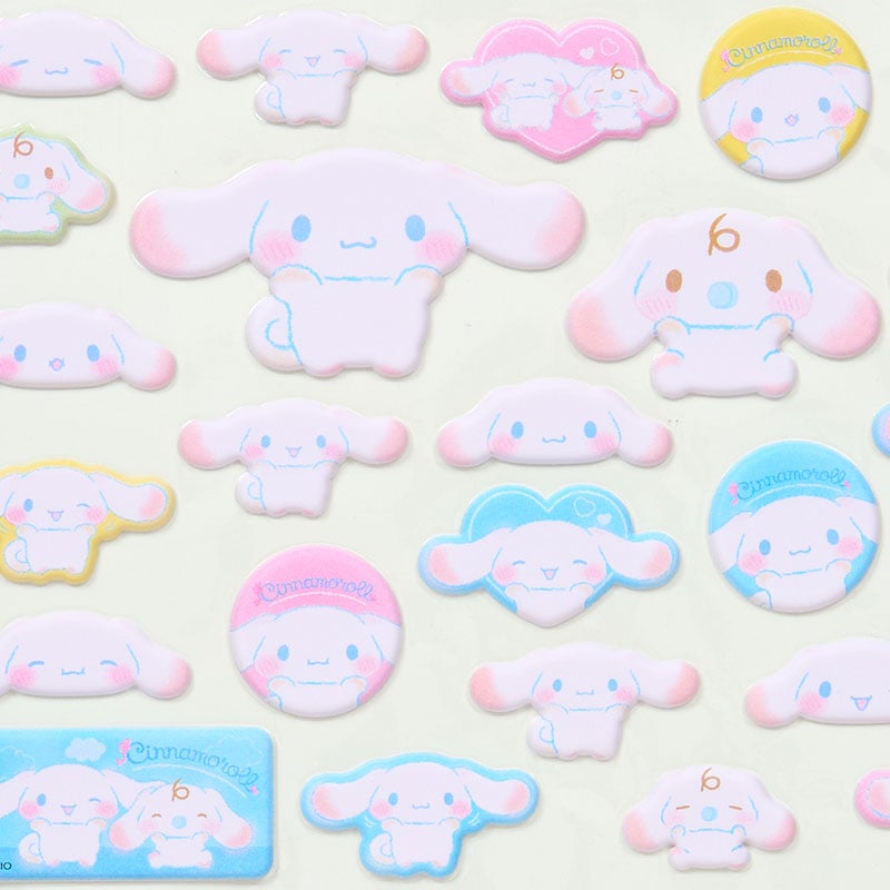 Cinnamoroll 25-pc Sticker Sheet (Rosy Cheeks Series)